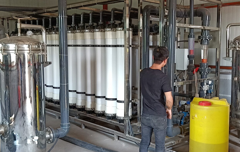 山西長治某礦井1000TD礦井超濾水處理站